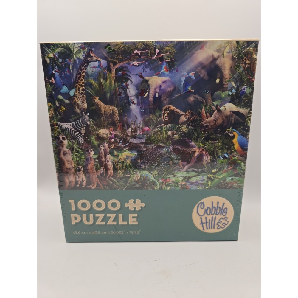 NEW!! Cobble Hill 1000 Piece Puzzle: Into the Jungle